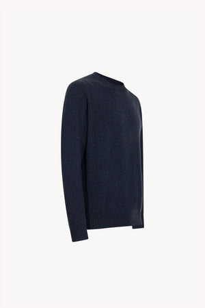 Girocollo 4 Fili in Puro Cashmere Oceano