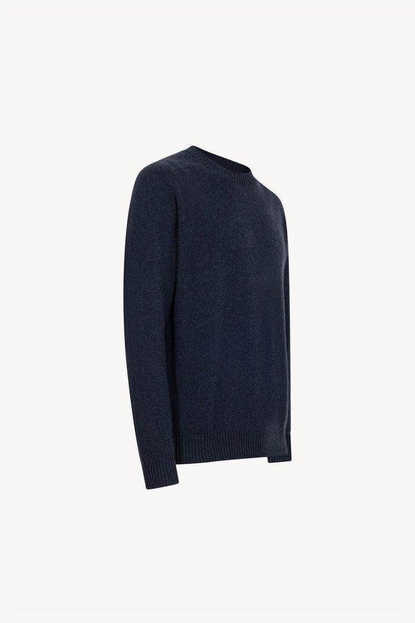 Girocollo 4 Fili in Puro Cashmere Oceano