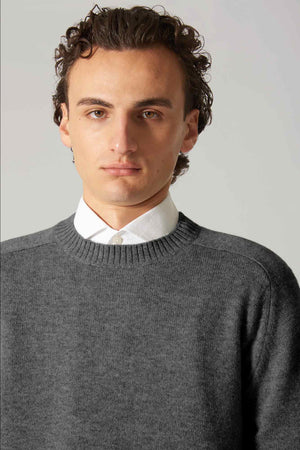 Girocollo 4 Fili in Puro Cashmere Silver