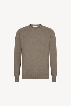 Girocollo 4 Fili in Puro Cashmere Dune