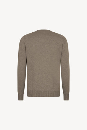 Girocollo 4 Fili in Puro Cashmere Dune