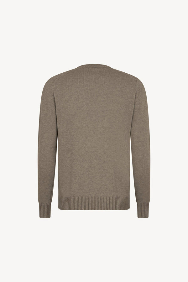 Girocollo 4 Fili in Puro Cashmere Dune