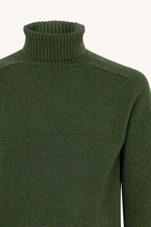 Dolcevita 4 Fili in Puro Cashmere Loden