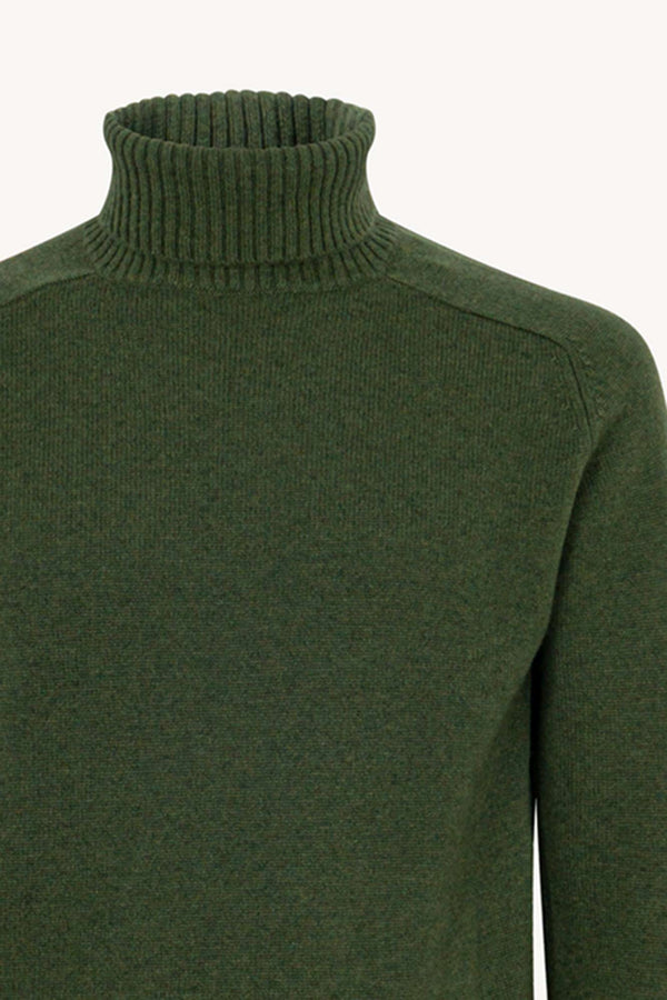 Dolcevita 4 Fili in Puro Cashmere Loden