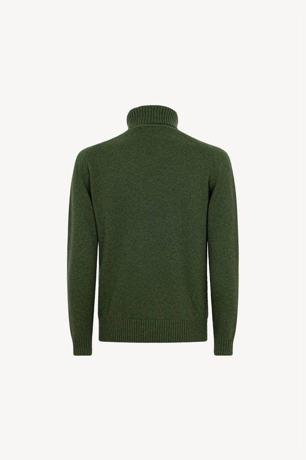 Dolcevita 4 Fili in Puro Cashmere Loden