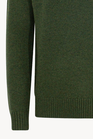 Dolcevita 4 Fili in Puro Cashmere Loden