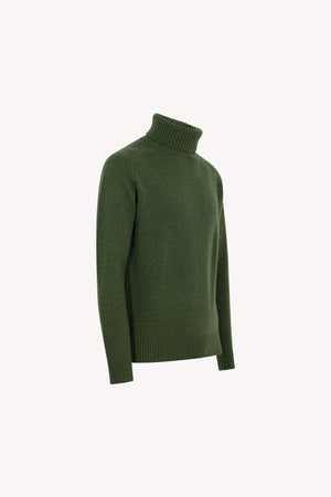 Dolcevita 4 Fili in Puro Cashmere Loden