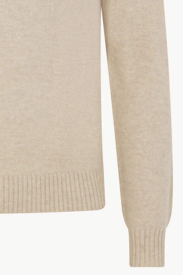 Dolcevita 4 Fili in Puro Cashmere Avena