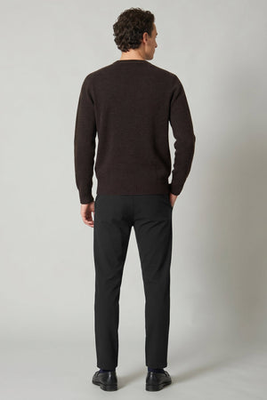Mocha Pure Cashmere 4-Ply Cardigan