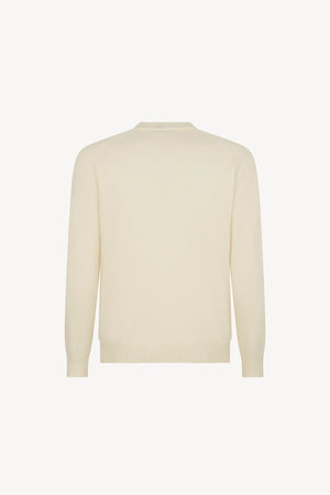 Ivory Pure Cashmere 4-Ply Cardigan