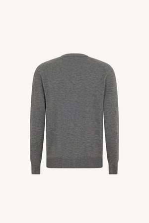 Medium Grey Pure Cashmere 4-Ply Cardigan