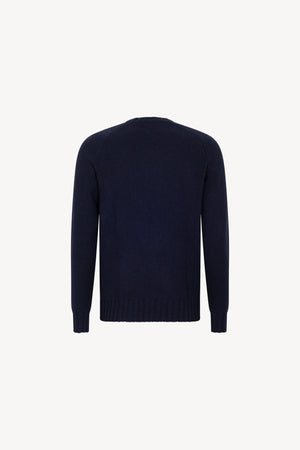 Girocollo Raglan Rasato Puro Cashmere