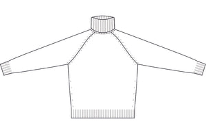 Dolcevita Raglan Rasato Puro Cashmere