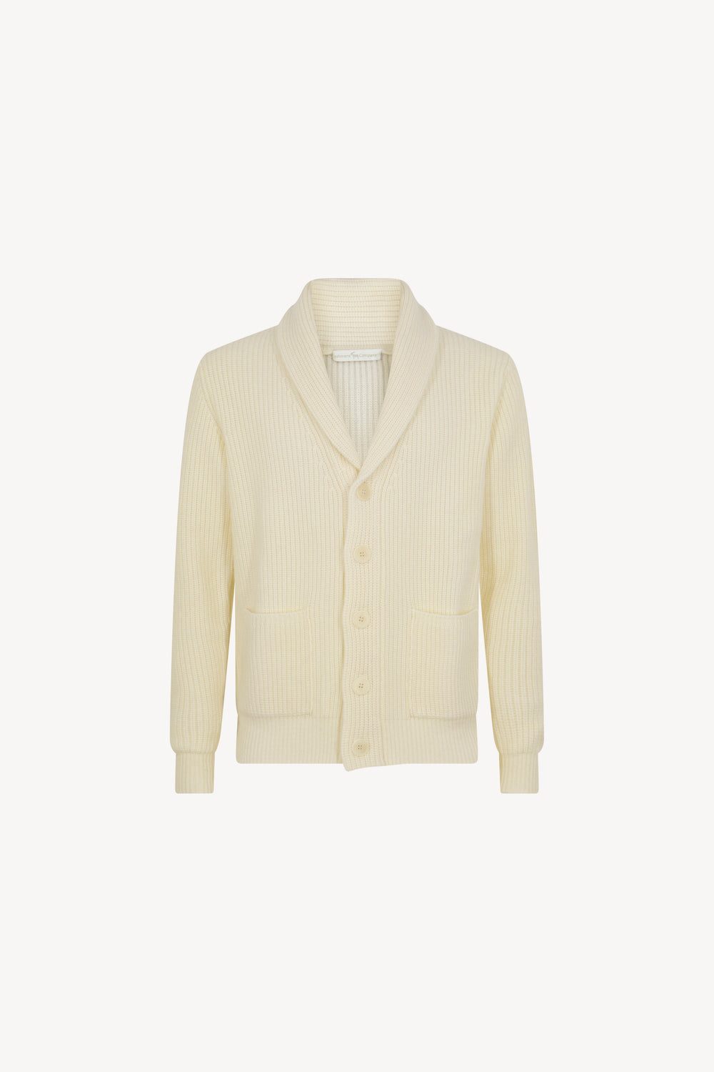 Cardigan Collo Scialle Costa Inglese Puro Cashmere