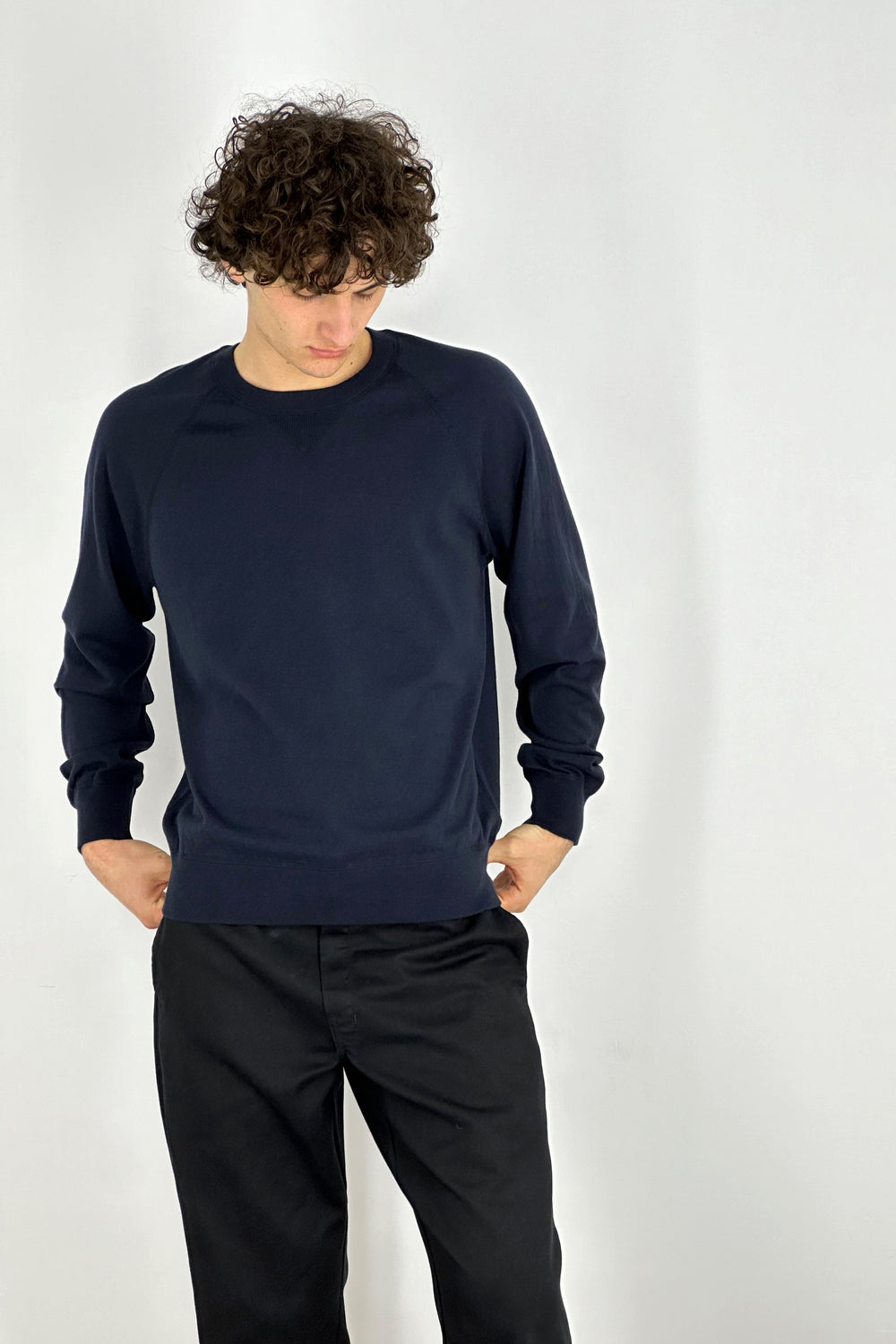 Felpa Girocollo Cotone - Cashmere