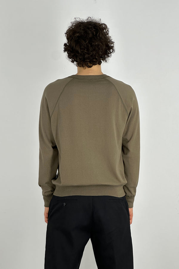 Felpa Girocollo Cotone - Cashmere
