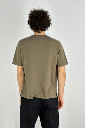 Cotton - Cashmere Crew Neck Half Sleeve