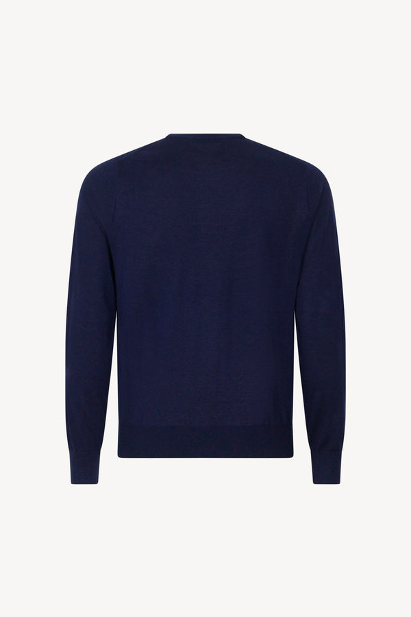 Pull Girocollo Seta - Cashmere
