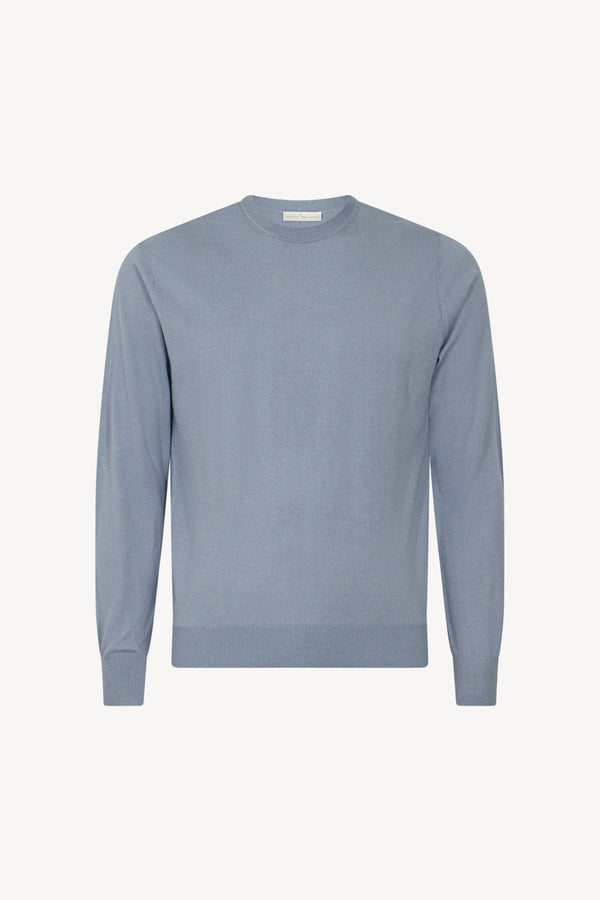 Pull Girocollo Seta - Cashmere