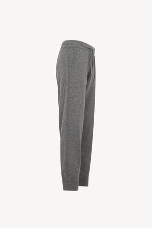 Pantaloni Jogging Unisex in Puro Cashmere Silver
