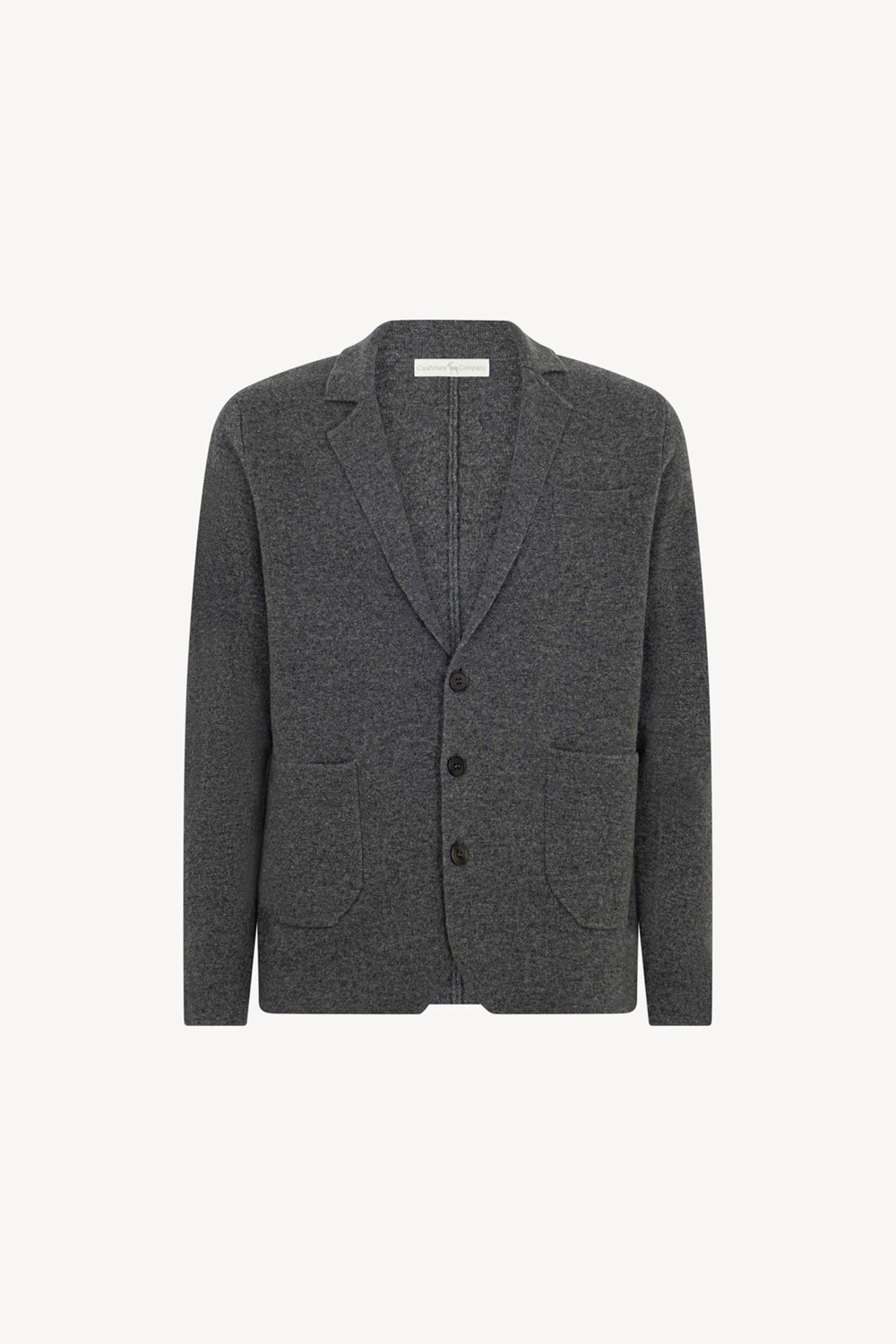Blazer in Maglia Stoffa in Puro Cashmere Flanella
