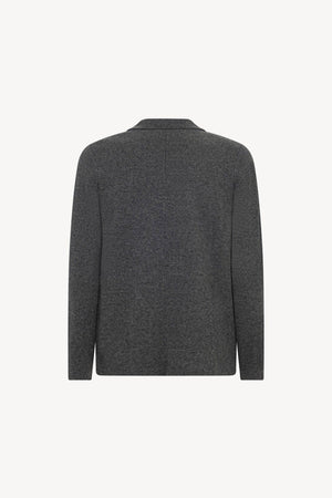 Blazer in Maglia Stoffa in Puro Cashmere Flanella