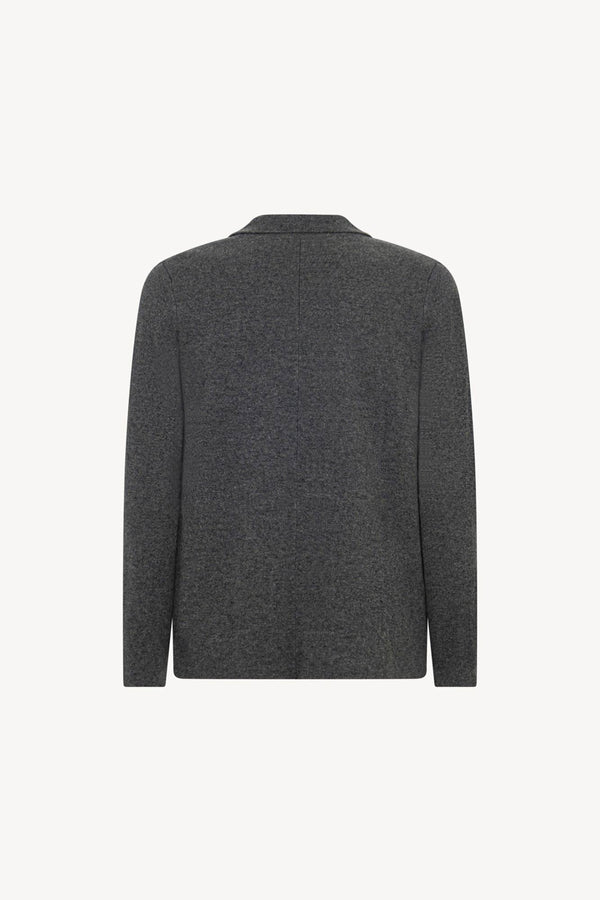 Blazer in Maglia Stoffa in Puro Cashmere Flanella