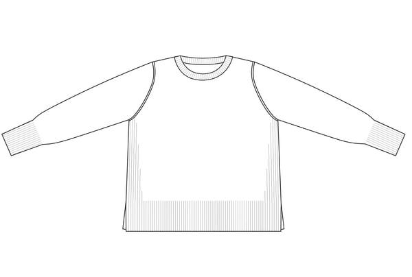 Maglia A Spacchi Puro Cashmere