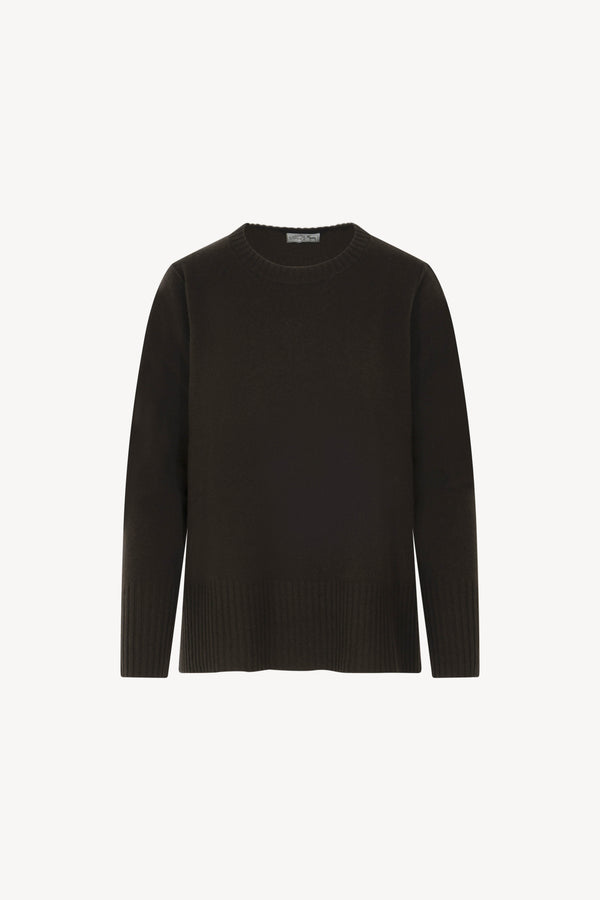 Maglia A Spacchi Puro Cashmere