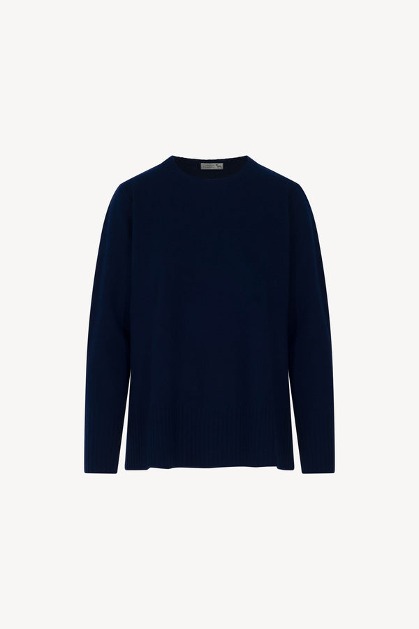 Maglia A Spacchi Puro Cashmere