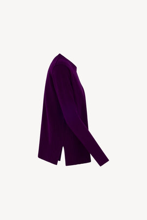 Maglia A Spacchi Puro Cashmere