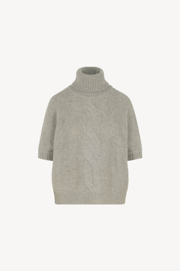 Poncho Trecciona Puro Cashmere