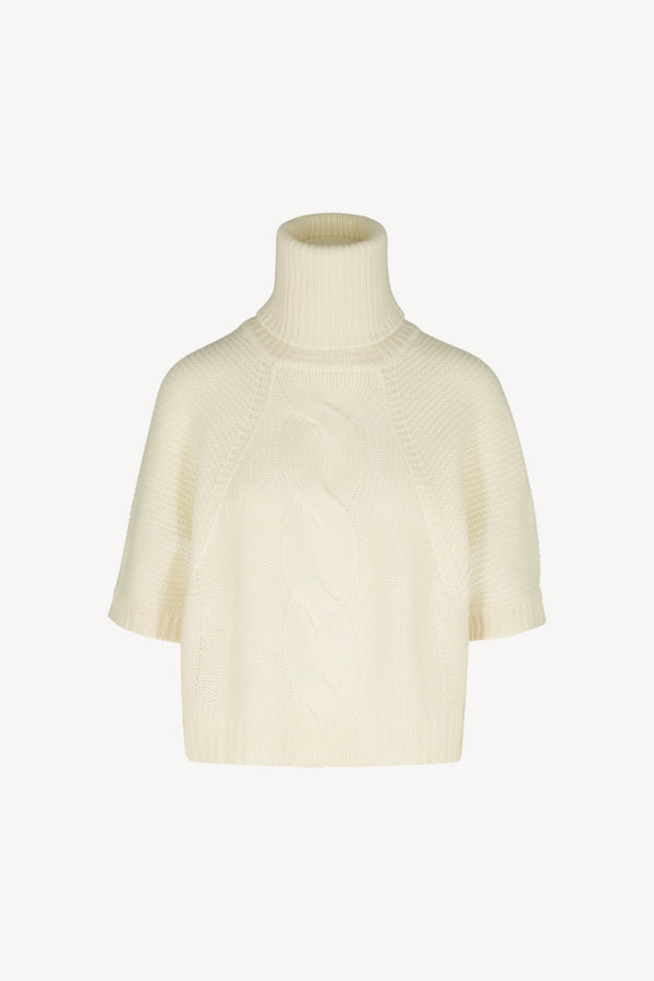 Poncho Trecciona Puro Cashmere